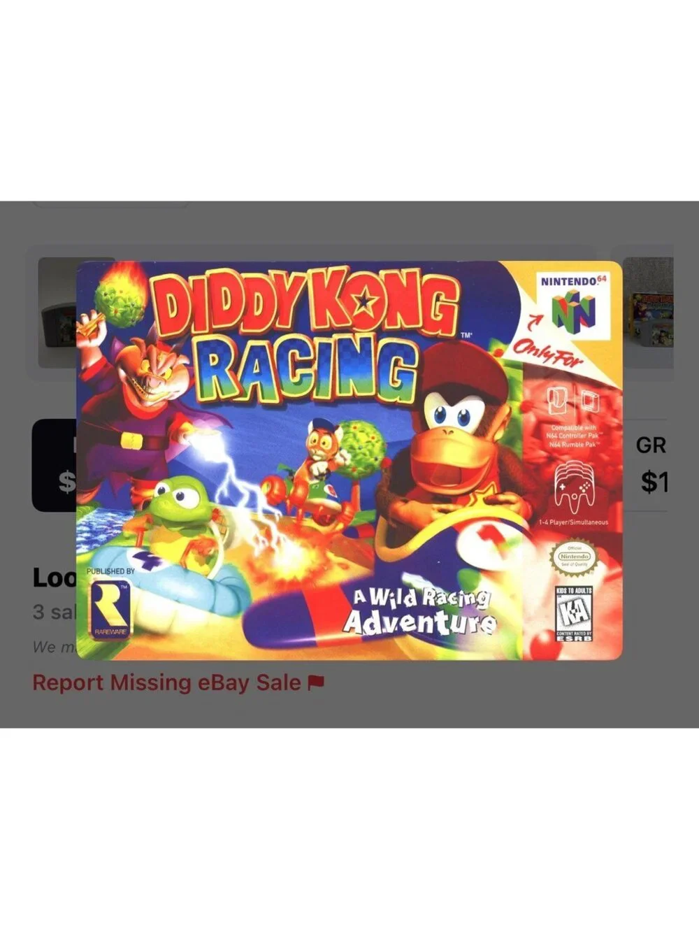 Diddy Kong Racing for Nintendo 64